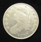 1829 Capped Bust Half Dollar Coin