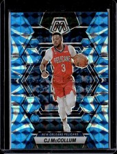 2022-23 Panini Mosaic #22 CJ McCollum Reactive Blue