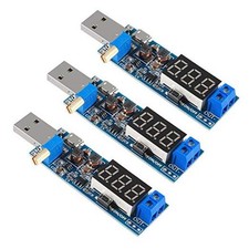 3pcs USB Buck Boost Converter 3.5V-12V to 1.2V-24V DC-DC Step Up Step Down 3PCS
