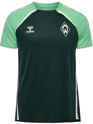 Hummel Werder Bremen Training Jersey 25 26 grün SVW Trainingsshirt Trikot S-5XL
