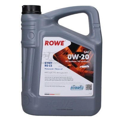 ROWE Hightec Synt RS C5 SAE 0W-20 5 Liter 20379-0050-99