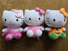 TY Hello Kitty Plush Bundle x 3 Halloween Ballerina Etc with Tags