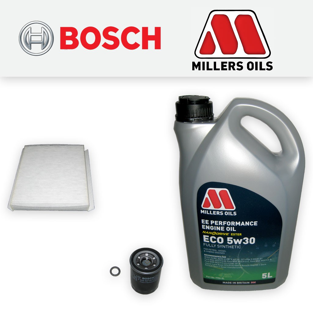 SERVICE KIT for HONDA CIVIC FN2 2.0 TYPE-R OIL CABIN FILTER +5w30 EE OIL (06-12)