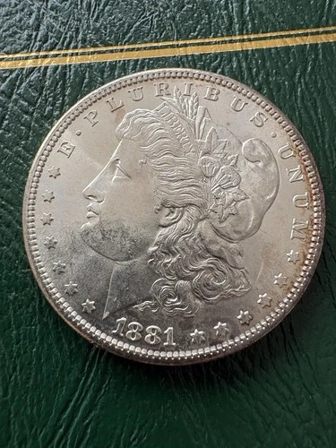 1881-S BU Proof Silver Morgan Dollar
