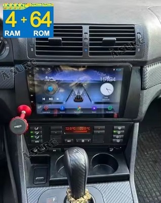 Autoradio Für BMW 5er E39 X5 E53 4+64GB Apple Carplay DSP Android 15 GPS NAVI