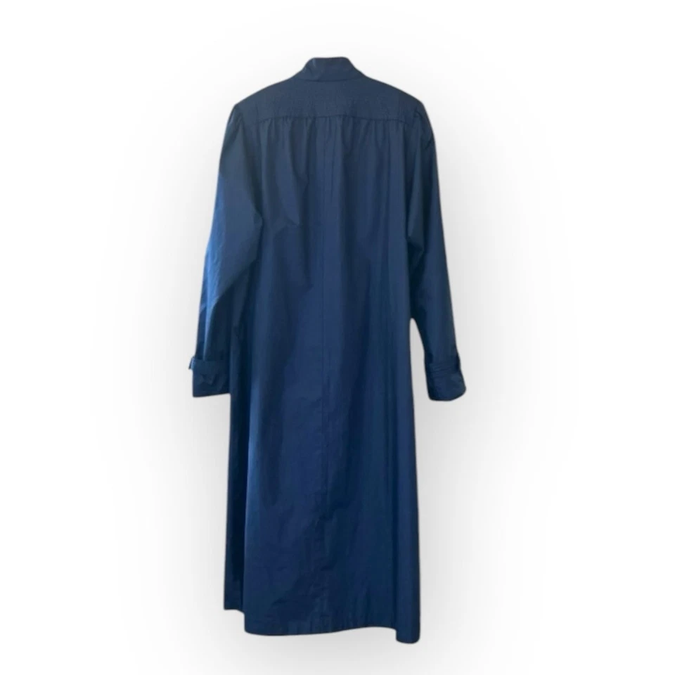 Gabardina Worthington Essentials para mujer azul marino larga Slv bolsillos para lluvia de colección talla 18T Foto 2 de 4