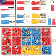 280 Pcs Crimp Connectors Kit 2.8mm 4.8mm 6.3mm Male  Female Spade, Ring, Fork T