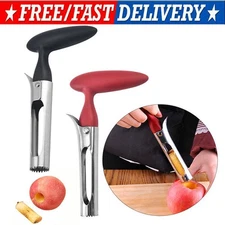 Fruit Apple Corer Pear Tools Stainless Steel Kitchen Twist Easy Core Remover US