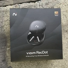 Viaim RecDot Wireless Bluetooth AI Conference Earbuds with Live Transcription