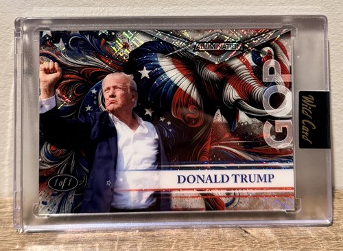 Wild Card Alumination Donald Trump 1/1 Trading Card 2025
