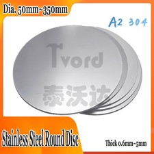 Szczotkowana płyta ze stali nierdzewnej A2 pusta okrągła tarcza Φ50 ~ 350 mm blacha cięta laserowo