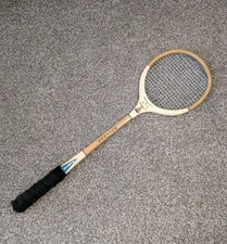 Vintage Rucanor Wooden Championship Model Squash Racket