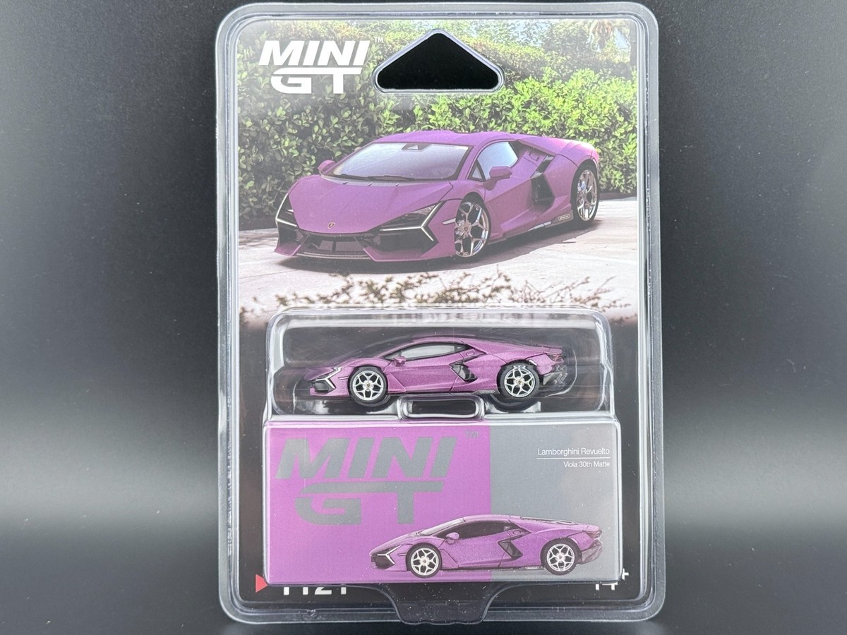 Mini GT Lamborghini Revuelto Viola 30th – Matte Purple #1121 1/64