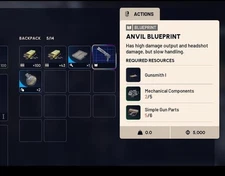ARC Raiders Anvil Blueprint Only
