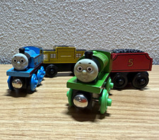 Thomas Friends Wooden Railway Lot Thomas Percy Caboose Cargo 5 Pc