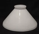 9 • ¾” Antique 1900 White Glass Oil Kerosene Electric Lamp Shade Milk Glass