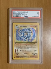 MACHAMP 8/102 ITALIANO PSA 7 PRIMA EDIZIONE POKEMON SET BASE HOLO NM