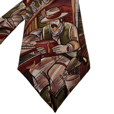The Beatles Rocky Raccoon Tie Manhattan Menswear 1991 Silk Apple Corps USA Made