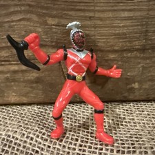 Power Rangers Samurai Red Ranger 3 Pvc Figure Cake Topper Mighty Morphin