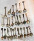 Vintage Mixed Lot 25 Travel Souvenir Collector Spoons