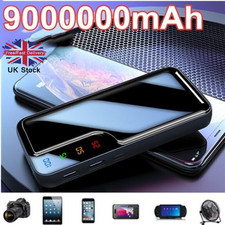 Power Bank 900000mAh 2 USB Backup External Battery Pack Charger for Cell Phone