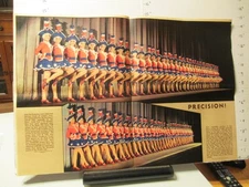 newspaper 1939 Radio City dance ROCKETTES chorus line Russell Markert NYSN photo