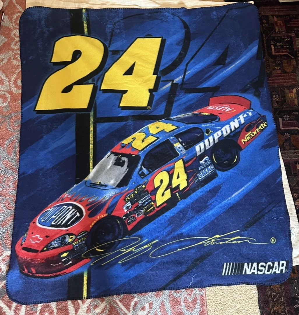 NASCAR Jeff Gordon ラグ ブランケット レーシング 古着 NASCAR Jeff
