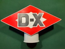 DX Gas Oil Station Pump Sign/Globe Bowser Wayne Tokheim Bennett Fry Light