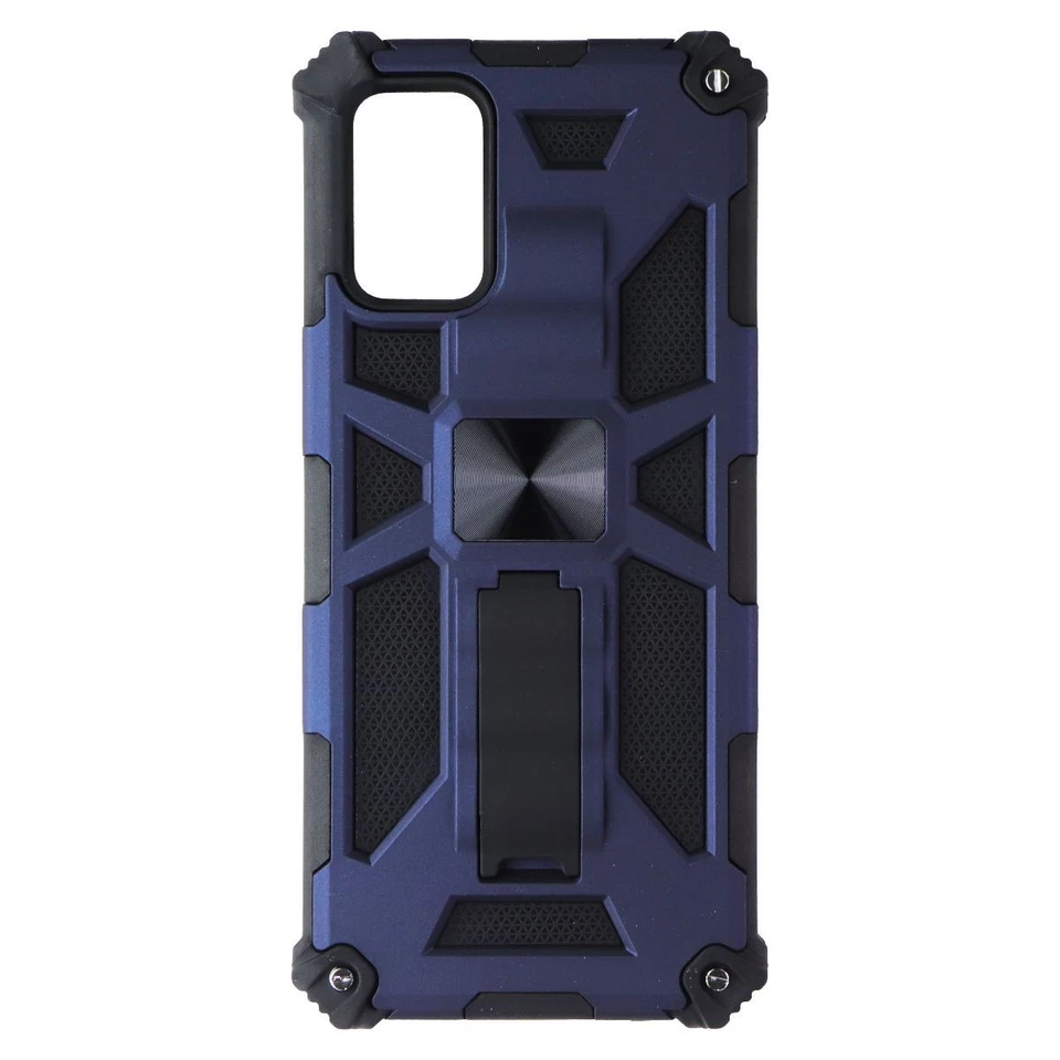 Funda con soporte MyBat resistente serie híbrida para Samsung Galaxy A02s - azul/negro Foto 2 de 3