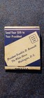 HELP INFANTS PARALYSIS NOW..ADVERTISE....1950S OR 60S....UNSTRUCK MATCHBOOK — photo 3