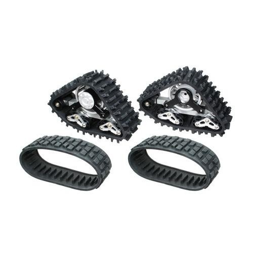 Team Raffee BRQ90134BK Snow Sand Caterpillar Set For Crawler 1 Pair Black For