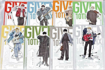 Given Exhibition 2025 Big Acryl Stand Figure Set of 8 10th Mix Encore NEW