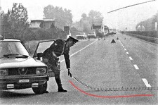 Bande chiodate CC PS GdF anni 70/80 non + in dotazione solo uso collezionistico