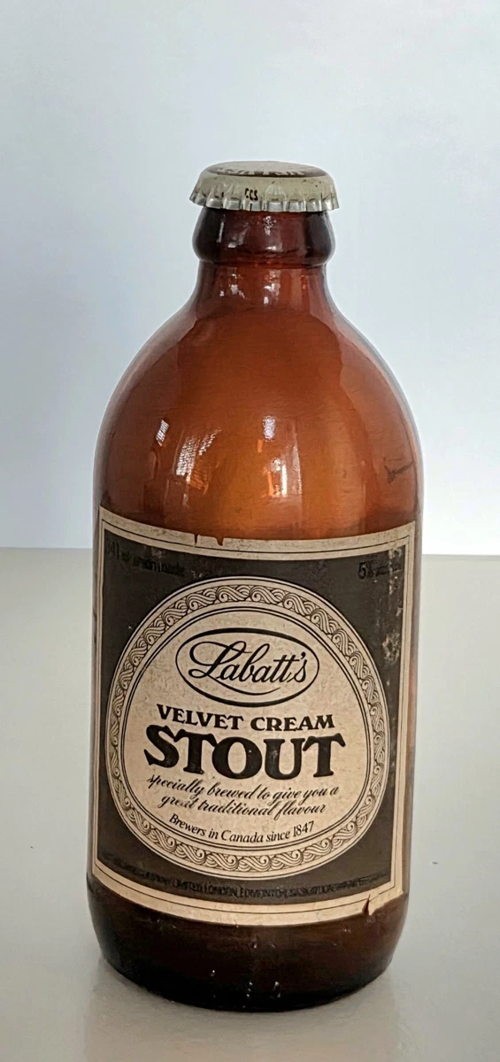 Labatt Velvet Cream Stout, 1980 Vintage Stubby