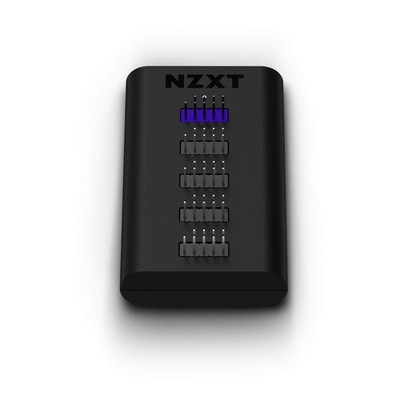 NZXT Internal USB Hub 3 - Expands 4 2.0 Ports - Sleek Black 