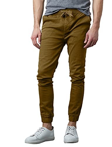 МУЖСКИЕ БАЗОВЫЕ ДЖОГГЕРЫ ИЗ ЭЛАСТИЧНОЙ САРЖИ MJP-602TB GALAXY ОТ HARVIC Размер M