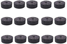Round Soft Grey Cymbal Stand Felt Washer Replacement for Drum Set of 15  1.57 Inc