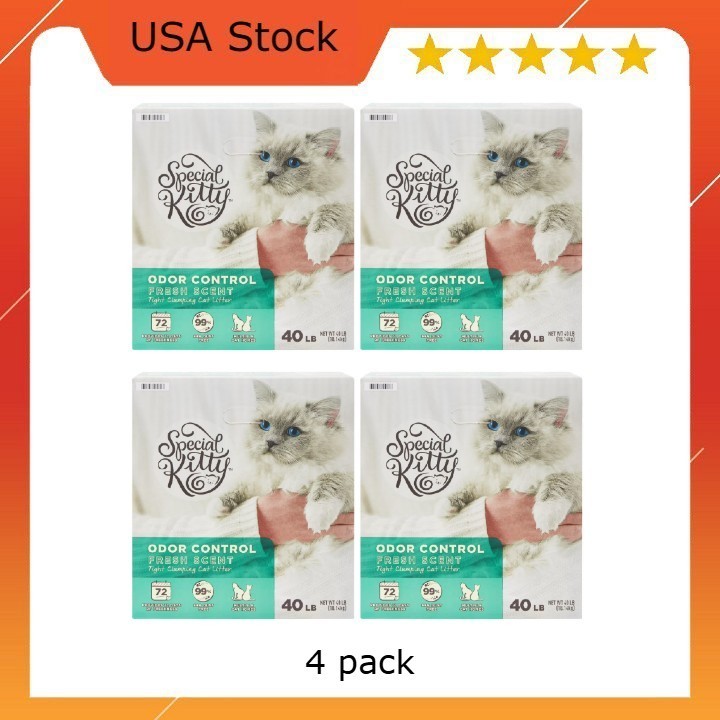 Special Kitty Scoopable Tight Clumping Cat Litter, Fresh Sce
