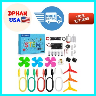 Complete Electric Motor Circuit Kit for Kids Age 8-12 - Innovative STEM Learning