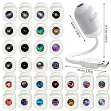 2in1 Galaxy Projector Starry Sky Night Light HD Star Projector Ceiling Mood Lamp — image 2