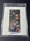 DOMINIQUE WILKINS Signed Basketball 8x10 Slabbed Photo Auto Beckett BAS COA J13