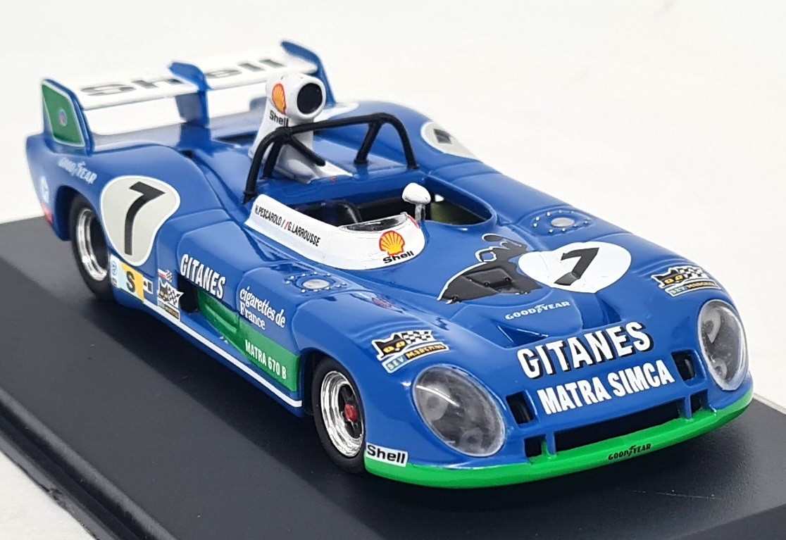 Ixo 1/43 - Matra 670B #7 Winner Le Mans 1974 Diecast Scale Model Car