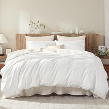 White Duvet Cover Queen Size,100 Egyptian Cotton Duvet Cover 1600 Thread Count,