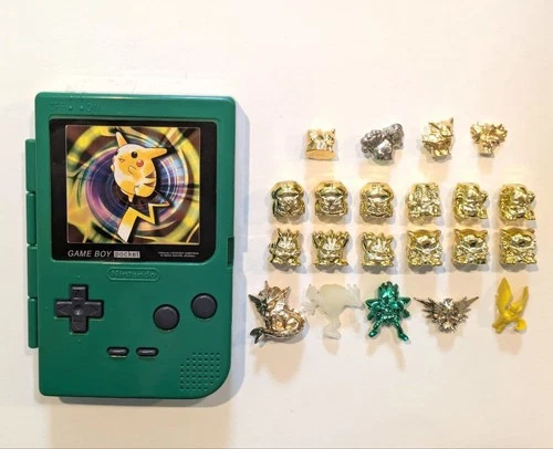 Pokemon Metal Collection 21 Piece Set with Case Vintage Toy Accessories