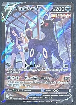 Umbreon V TG22/TG30 Swsh09: Brilliant Stars Trainer Gallery Holo