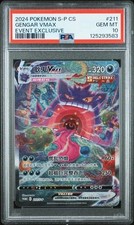 Pokemon TCG S-Chinese Sword & Shield Gengar VMAX PROMO 211/S-P Holo PSA10
