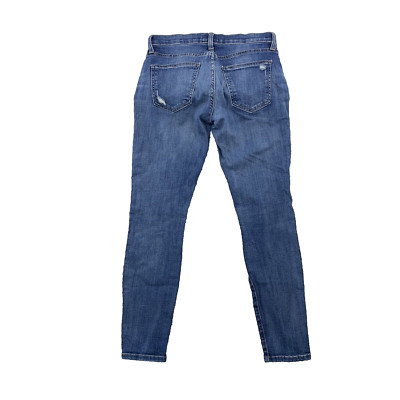Current Elliott The Stiletto Niagra Destroyed Skinny Jeans Size 27 X 26'' Blue M7