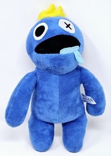 Rainbow Friends Droeong 2022 Horror Game Blue Plush Used Stuffed Doll 10"
