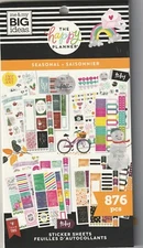 The Happy Planner- all 4 SEASONAL Planner 876 Stickers! NEW! Free Shipping WOW!