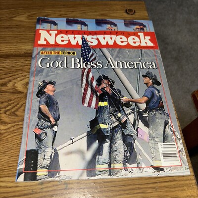 Newsweek Special Report Sept 24, 2001 After the terror ( Sept 11) God Bless Amer